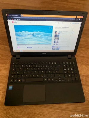 Laptop Acer Slim Display 15,6 inch Led,Windows,4gb ram ddr3,320gb memorie perfect functional baterie - imagine 5