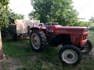 Tractor Fiat u500 + remorca cu prelata - imagine 3