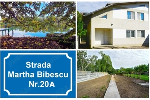 Teren 586mp Casa tip Duplex 6 camere de vanzare in Mogosoaia Str Martha Bibescu 20A acces la lac