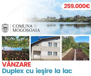 Teren 586mp Casa tip Duplex 6 camere de vanzare in Mogosoaia Str Martha Bibescu 20A acces la lac