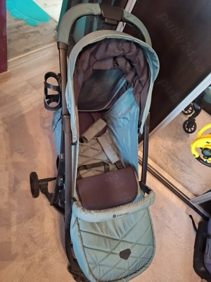 Carucior 3 in 1 Euro Cart Volt Pro 0-36 luni Black Edition, Mineral