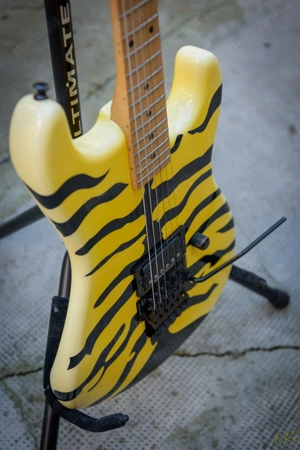 Vand chitara Esp George Lynch M-1 Yellow Tiger - imagine 3