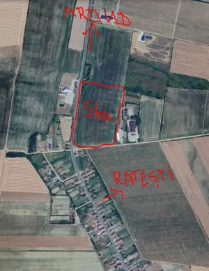 Teren extravilan Ratesti Drum European - Beltiug, jud Satu Mare - imagine 3