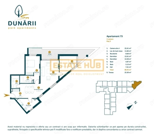 Apartament cu CF 3 camere recompartimentate in 4 camere langa viitorul Parc Est - imagine 2