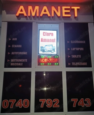 Amanet Clara angajeaza !