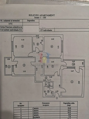 4 camere, 80 mp, etaj 2, Decomandat - Plantelor - imagine 2