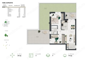 Apartament 3 camere, cu gradina, bloc nZEB - Comision 0% - imagine 15