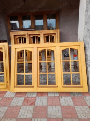 Geamuri lemn masiv brad