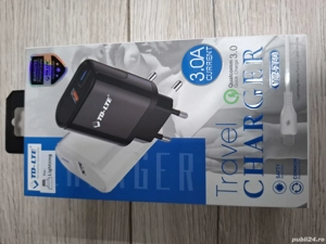 Încărcător rețea cu cablu USB-Lightning, Fast Charging   52 lei - imagine 2