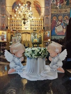 Aranjamente botez cristelnita Arcada baloane Photocorner Decor baloane - imagine 2