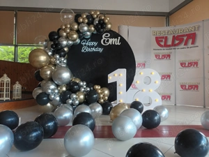 Photocorner majorat Arcada baloane petrecere aniversare zi nastere - imagine 4