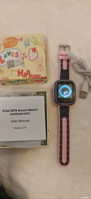 Smartwatch pentru cooii cu GPS si SIM 4G cu telefon