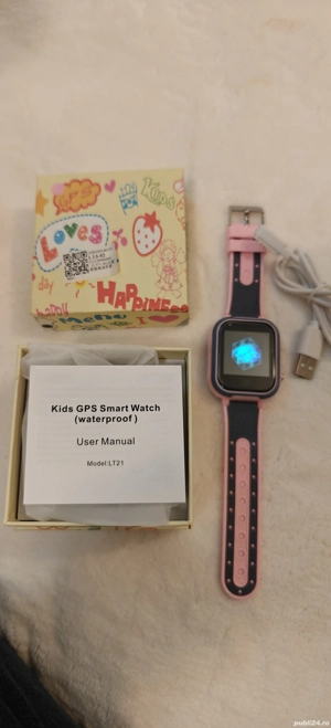 Smartwatch pentru cooii cu GPS si SIM 4G cu telefon - imagine 5