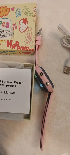 Smartwatch pentru cooii cu GPS si SIM 4G cu telefon - imagine 4