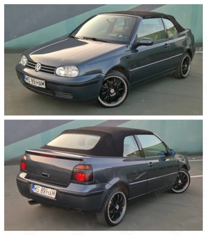 VW Golf 3.5, Cabrio, 1.6, Benzina, 101 CP, Automat, 1999, Euro 2 - imagine 4