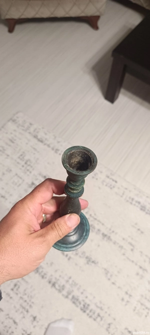 Sfeșnic din bronz  - imagine 3