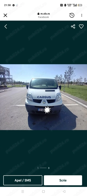 RENAULT TRAFIC 2.0 115cp euro 5- 2011 - imagine 2