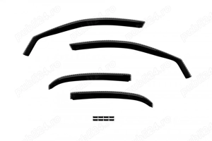 Paravanturi geam negru fumuriu cu cleme de prindere auto VOLVO XC60 2008-2023 fata+spate