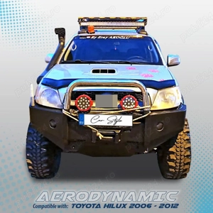 Set covorase auto cauciuc Toyota Hilux VII 2004-2022 Forma tavita - imagine 5