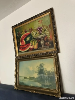 Tablouri din perioada comunista - rame din ipsos de colectie
