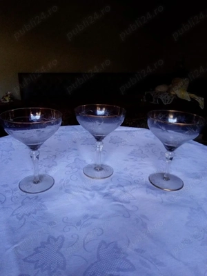 Pahare retro cupa cu picior 