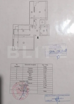 Apartament 2 camere, 57.69 mp, zona Gara - imagine 10 Apartament 2 camere, 57.69 mp, zona Gara - imagine 10