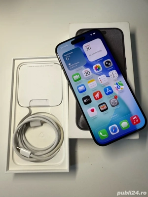 Iphone 15 pro 256 GB black titanium