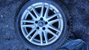 Roti 205/55R16 anvelope allseason Yokohama DOT 2024 cu janta aliaj FORD si piulite  - imagine 4