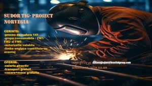 Sudor TIG proiect Norvegia