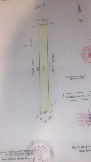 Vanzare teren jud Ilfov, comuna Peris