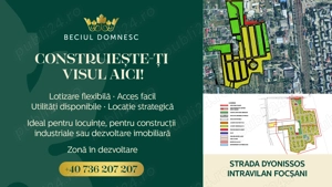 NOU Vanzare 400 de loturi de teren intravilan - extravilan,  Focsani - Campineanca
