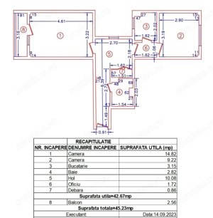 Apartament 2 camere decomandat Bd. 1 Decembrie 1918 - imagine 8
