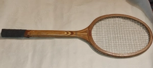  Racheta tenis camp de colectie vintage lemn - REGHIN  - poze reale 