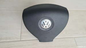 Airbag volan 3 spite Volkswagen VW Golf 5, 6, Tiguan , Passat B6, Jetta 3, Touran - imagine 2