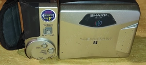 camera video vintage de colectie  SHARP model  VL - A10   - caseta 8 mm - nu include ( incarcator - 
