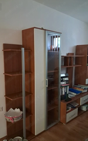 Set mobilier living + Vitrina lemn