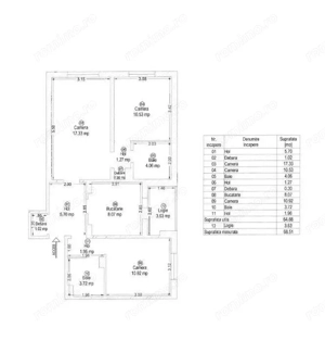3 camere DECOMANDATE b-dul Circumvalatiunii langa Iulis Mall cu 2 bai mari si CENTRALA PROPRIE - imagine 9