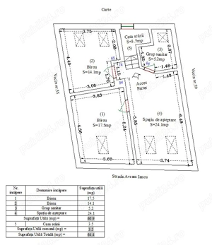Inchiriez spatiu pentru activitati comerciale - 61mp