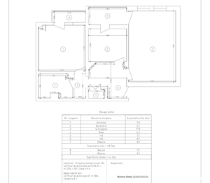 Vând apartament 2 camere, decomandat, Caracal-Olt.