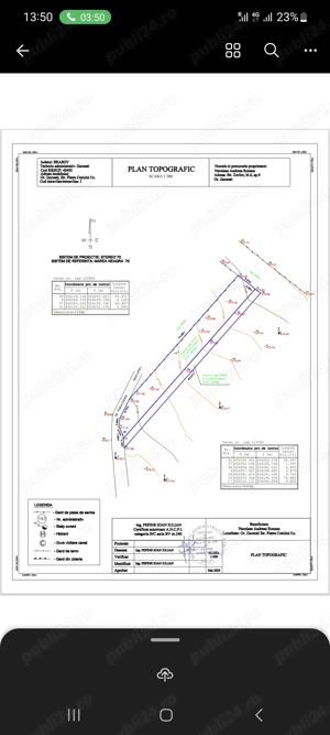 Teren de vanzare 1100mp