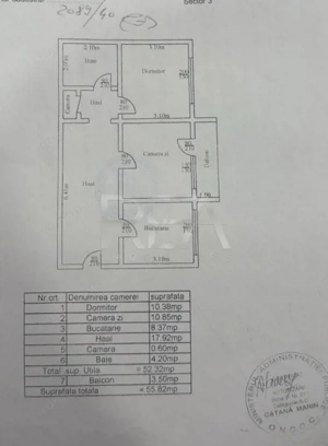 Apartament cu 2 camere la 6 minute de stația autobuzelor 640 și N109 - imagine 19