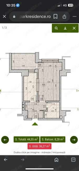 Vand inchiriez garsoniera mobilata si utilata complet