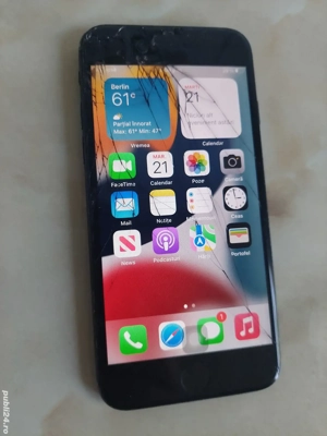 [7] Vând Apple iPhone 7 Black 128Gb [cu câteva probleme] [poze reale]