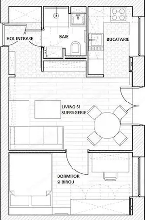 Apartament 2 camere, in Gheorgheni