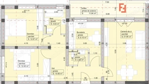 Apartament cu 3 camere, 2 bai, Lift, Cartier Planete - Giroc - ID V2770 - imagine 4