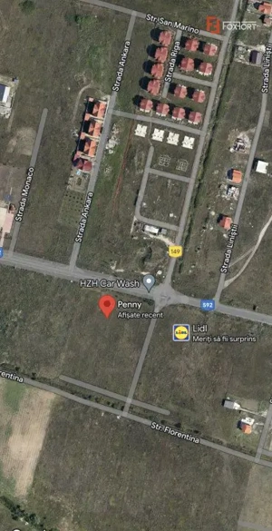 Teren 11800 mp cu front de 50 ml, Mosnita Noua langa Penny - ID V4786