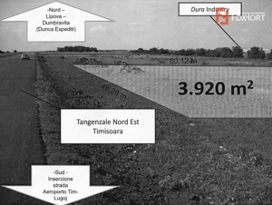 Teren Aeroport 3920 mp cu front stradal la centura de 48,28 ml - ID V5339 - imagine 4