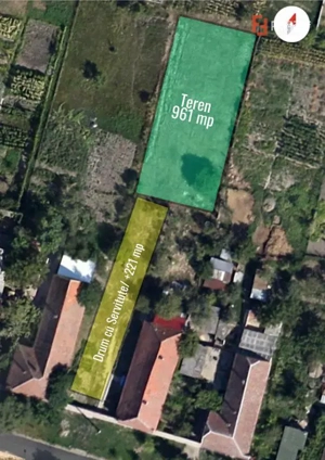 Teren intravilan pretabil constructii, Sacalaz- 961mp - imagine 3