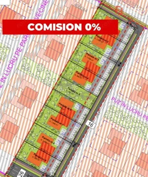 Parcela teren 1088 mp pentru bloc Giarmata Vii