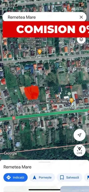 COMISION 0% Teren intravilan de 1393 mp cu toate utilitatile, zona Remetea Mare - imagine 2